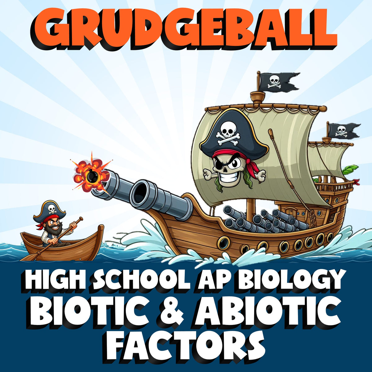 Biotic & Abiotic Factors GRUDGEBALL Science Game - No Prep AP Biology Review