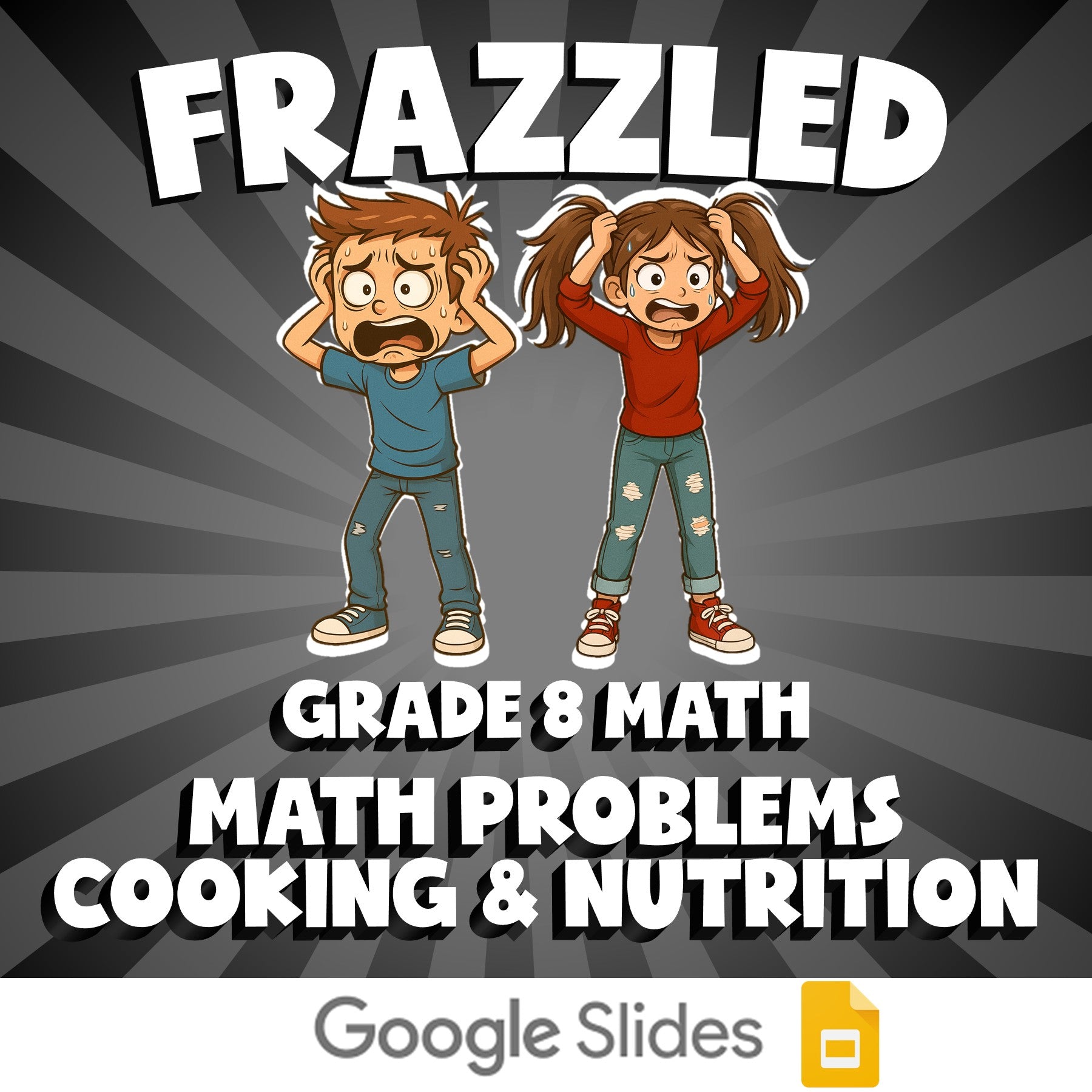 Math Problems Cooking & Nutrition FRAZZLED Math Game - No Prep Grade 8 Review