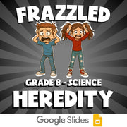 Heredity FRAZZLED Science Game - No Prep Grade 8 Review Activity