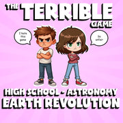 Earth Revolution THE TERRIBLE GAME - No Prep Astronomy Science Review Activity