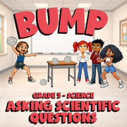 Asking Scientific Questions BUMP Science Game - No Prep Grade 5 Review Activity