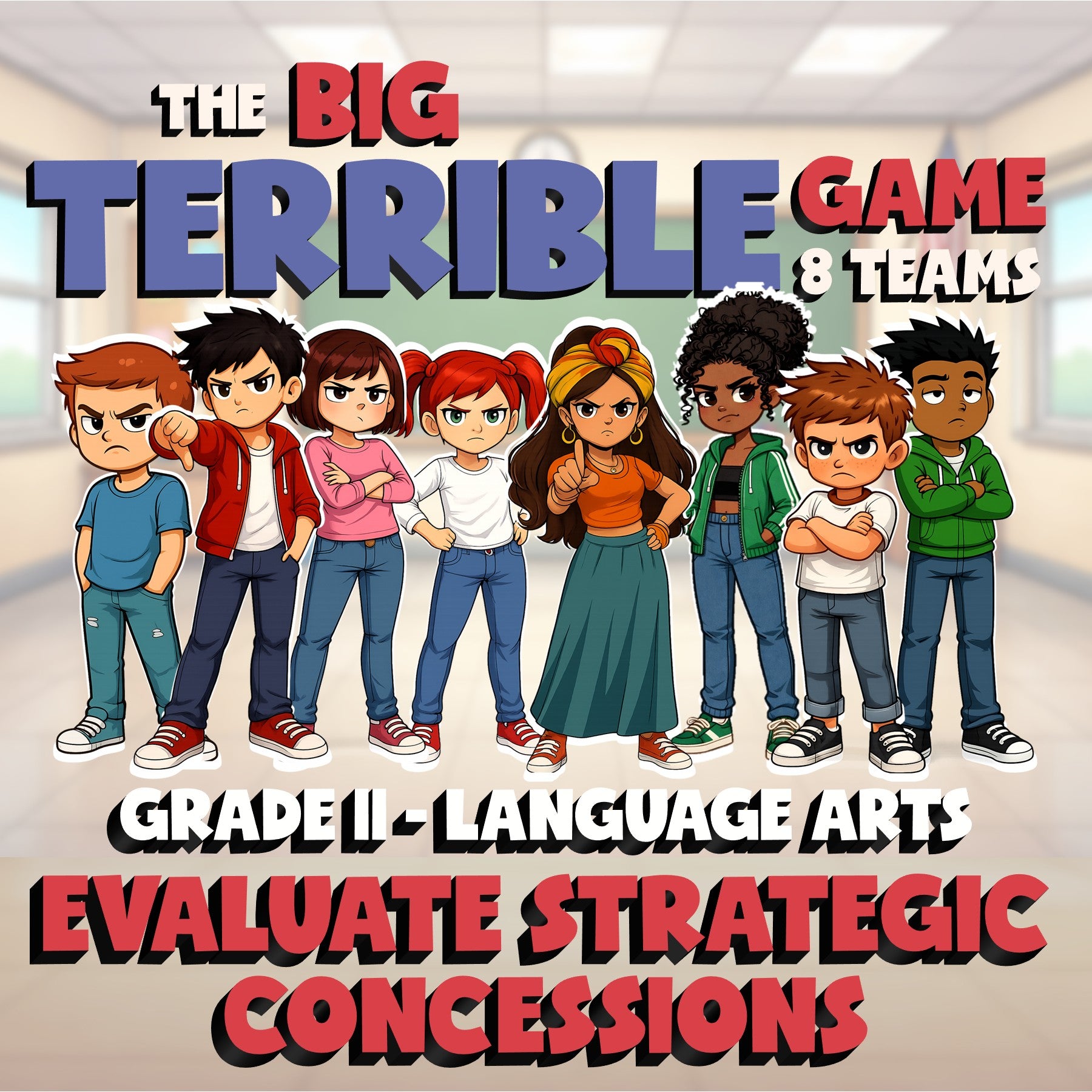 Evaluate Strategic Concessions BIG TERRIBLE GAME - No Prep Grade 11 ELA Review