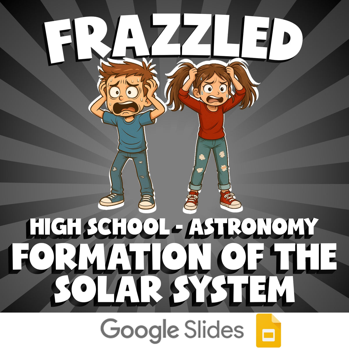 Formation of the Solar System FRAZZLED Science Game - No Prep Astronomy Review