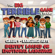 Identify Loaded or Emotional Language BIG TERRIBLE GAME - Grade 9 ELA Review