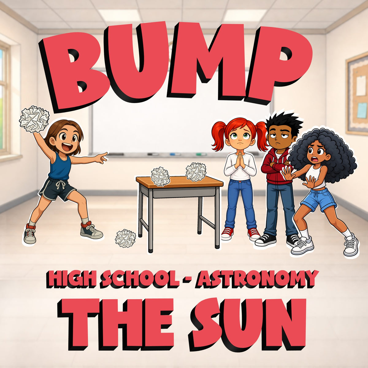 The Sun BUMP Science Game - No Prep Astronomy Review Activity