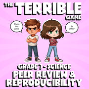 Peer Review & Reproducibility THE TERRIBLE GAME - No Prep Grade 7 Science Review