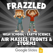 Air Masses, Fronts & Storms FRAZZLED Game - No Prep Earth Science Review