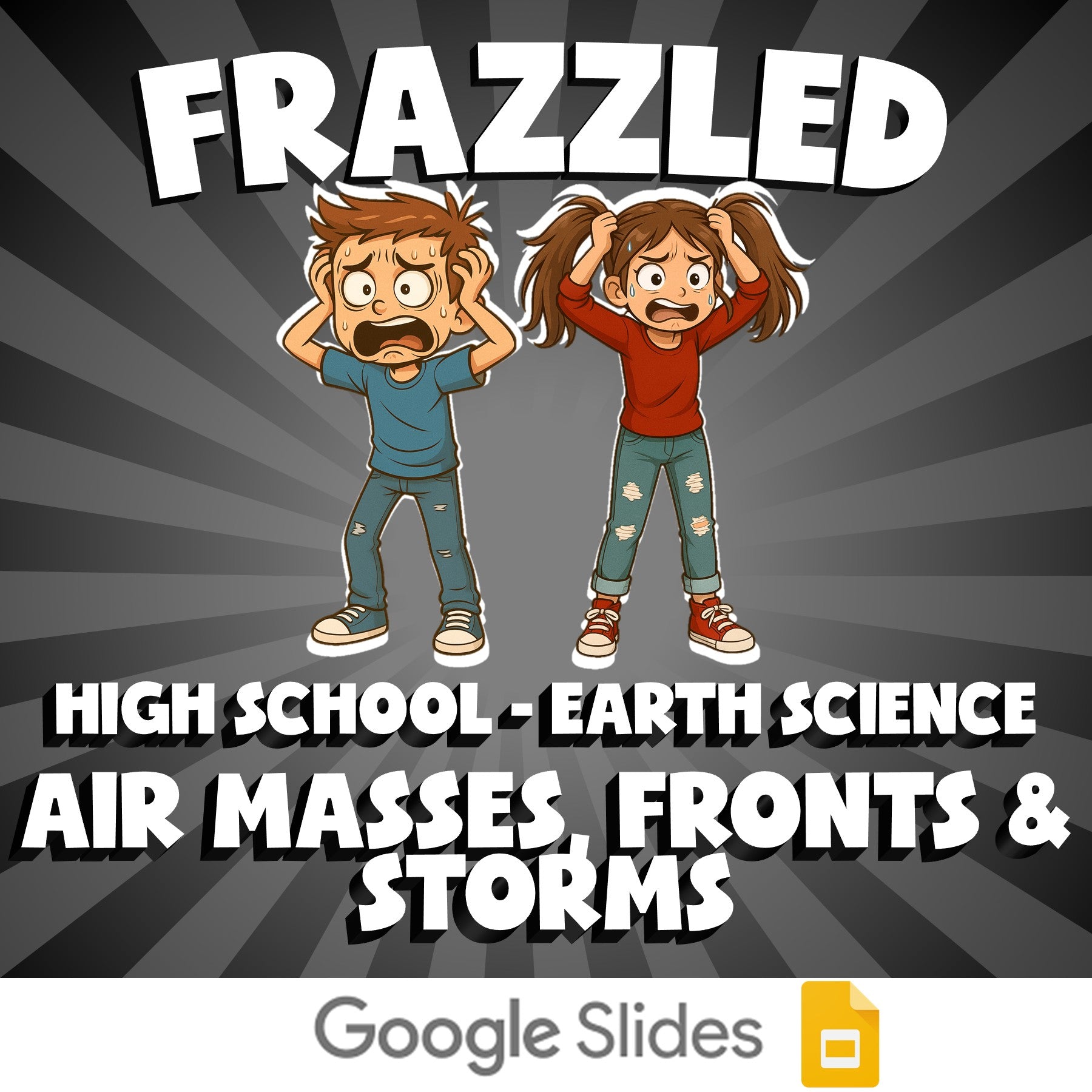Air Masses, Fronts & Storms FRAZZLED Game - No Prep Earth Science Review