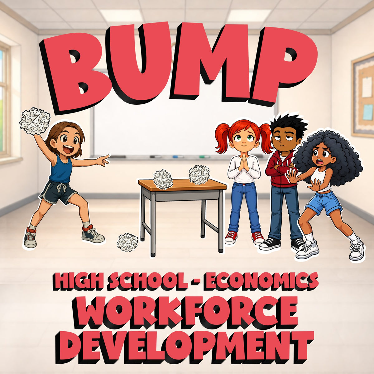 Workforce Development BUMP Economics Game - No Prep Review Activity