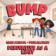 Derivative as a Limit BUMP Math Game - No Prep PreCalculus Review Activity