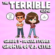 Growth of U.S. Cities THE TERRIBLE GAME - No Prep Grade 5 Socials Review