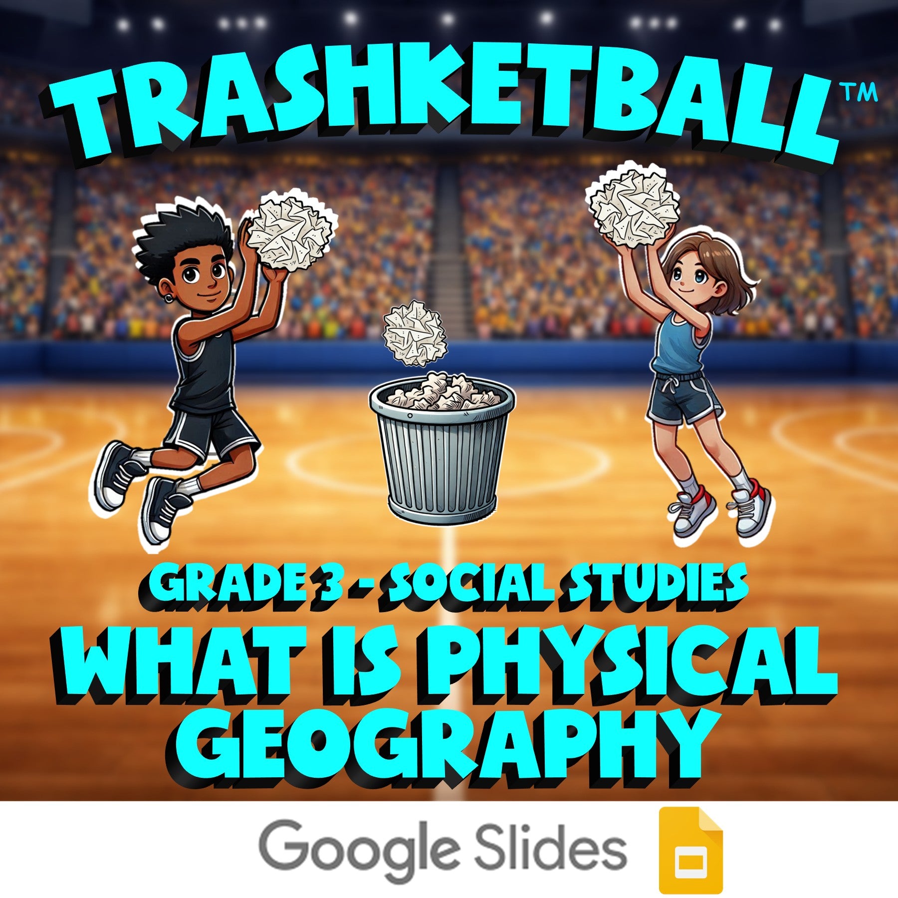 What Is Physical Geography TRASHKETBALL Socials Game - No Prep Grade 3 Review