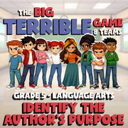 Identify the Author’s Purpose BIG TERRIBLE GAME - No Prep Grade 5 ELA Review