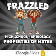 Properties of Water FRAZZLED Science Game - No Prep AP Biology Review Activity
