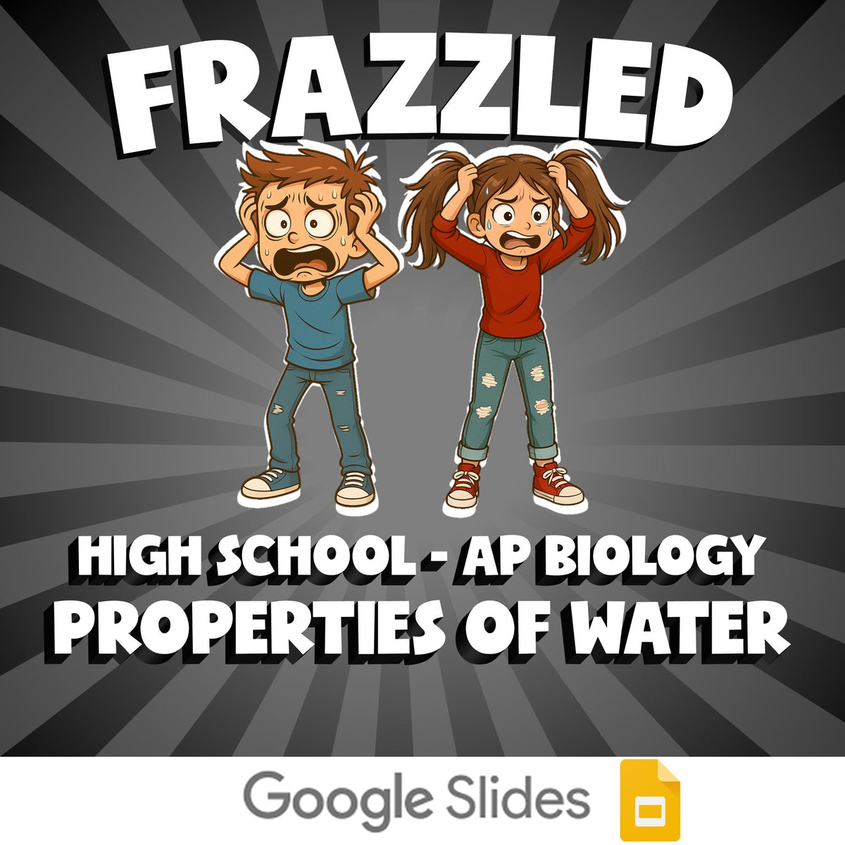 Properties of Water FRAZZLED Science Game - No Prep AP Biology Review Activity