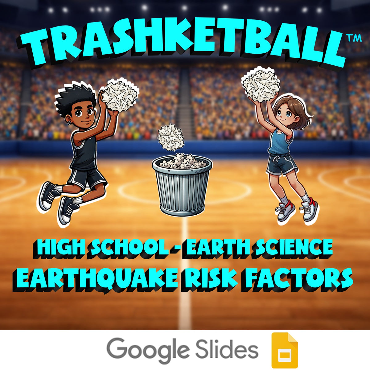 Earthquake Risk Factors TRASHKETBALL Game - No Prep Earth Science Review