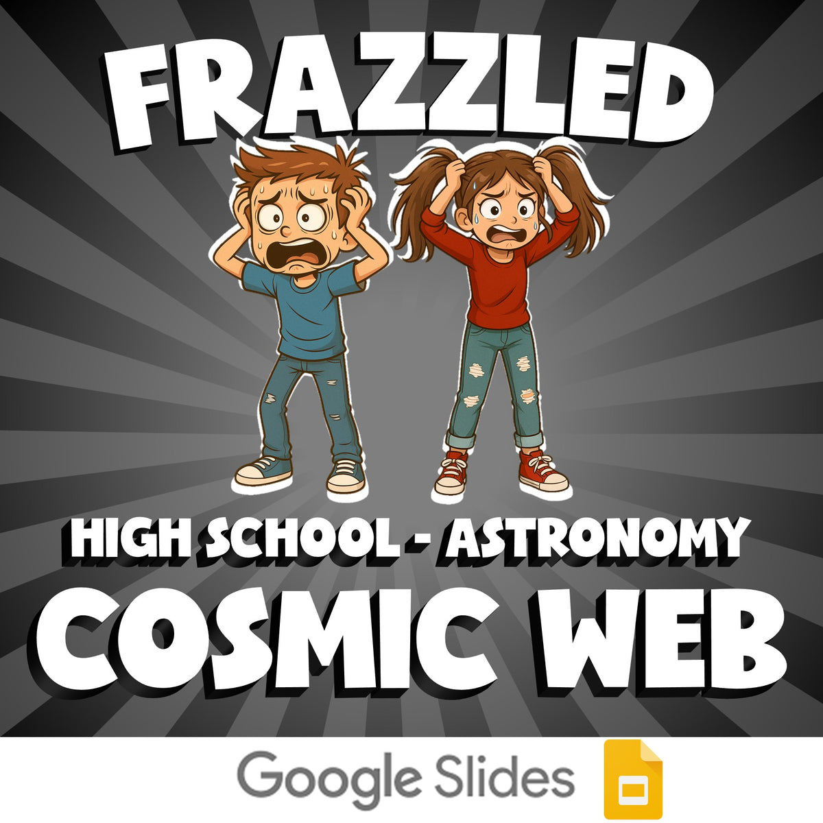 Cosmic Web FRAZZLED Science Game - No Prep Astronomy Review Activity