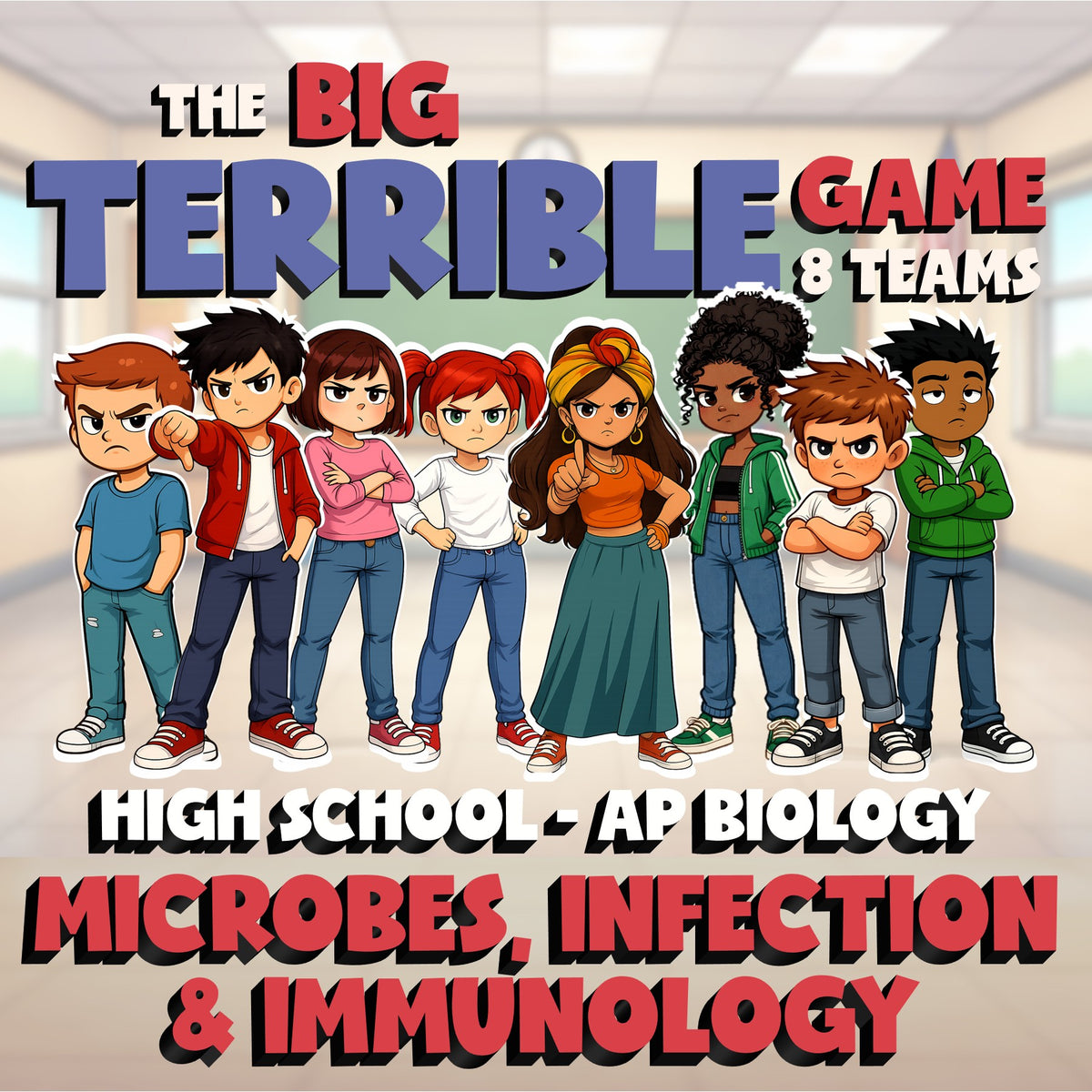 Microbes, Infection & Immunology BIG TERRIBLE GAME - AP Biology Science Review