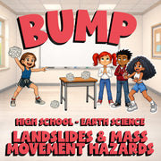 Landslides & Mass Movement Hazards BUMP Game - No Prep Earth Science Review