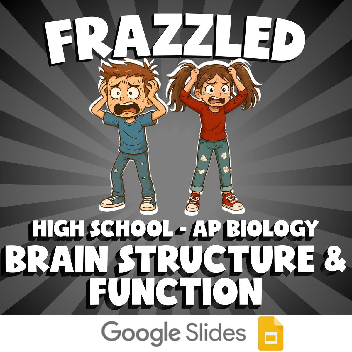 Brain Structure & Function FRAZZLED Science Game - No Prep AP Biology Review