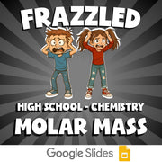 Molar Mass FRAZZLED Science Game - No Prep Chemistry Review Activity