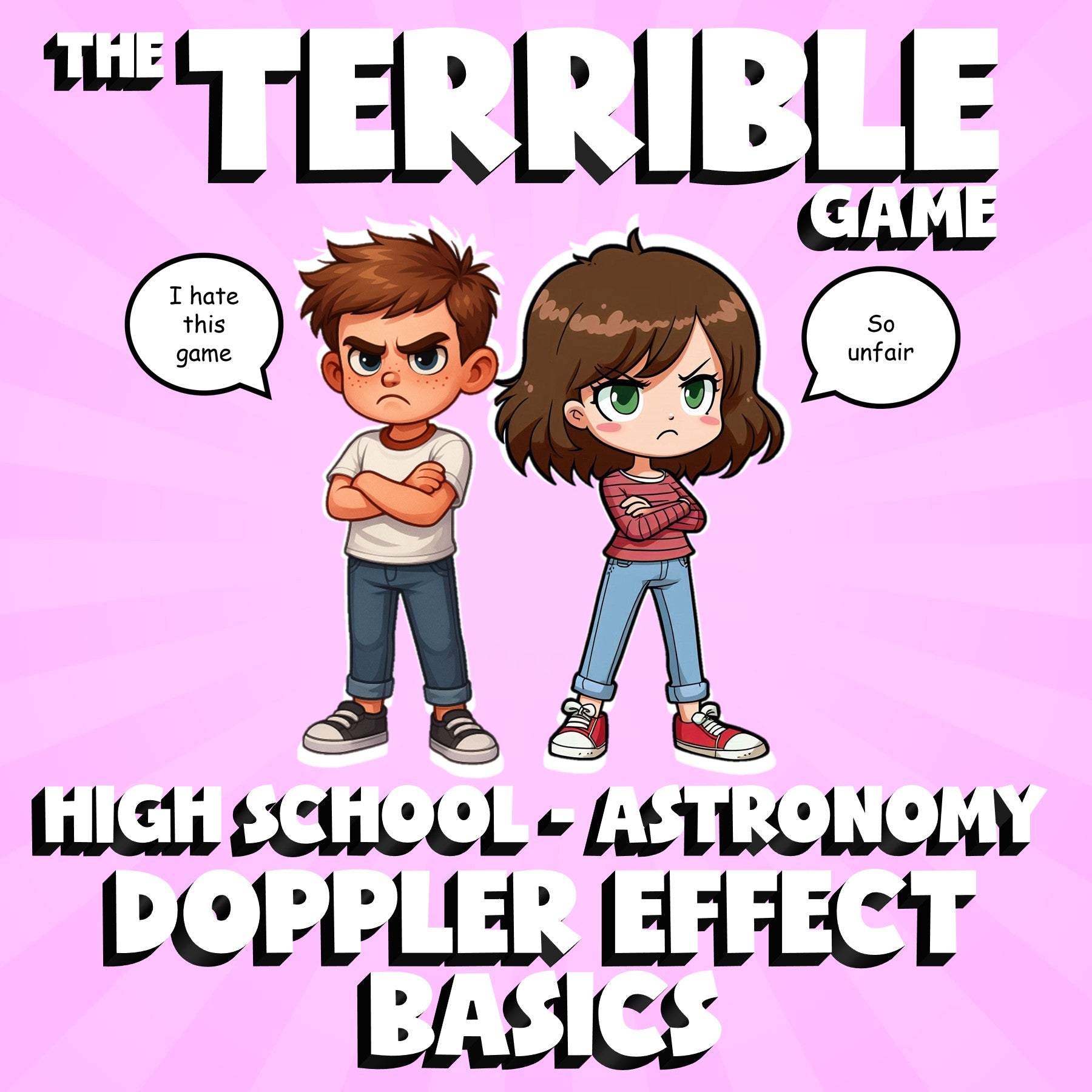 Doppler Effect Basics THE TERRIBLE GAME - No Prep Astronomy Science Review