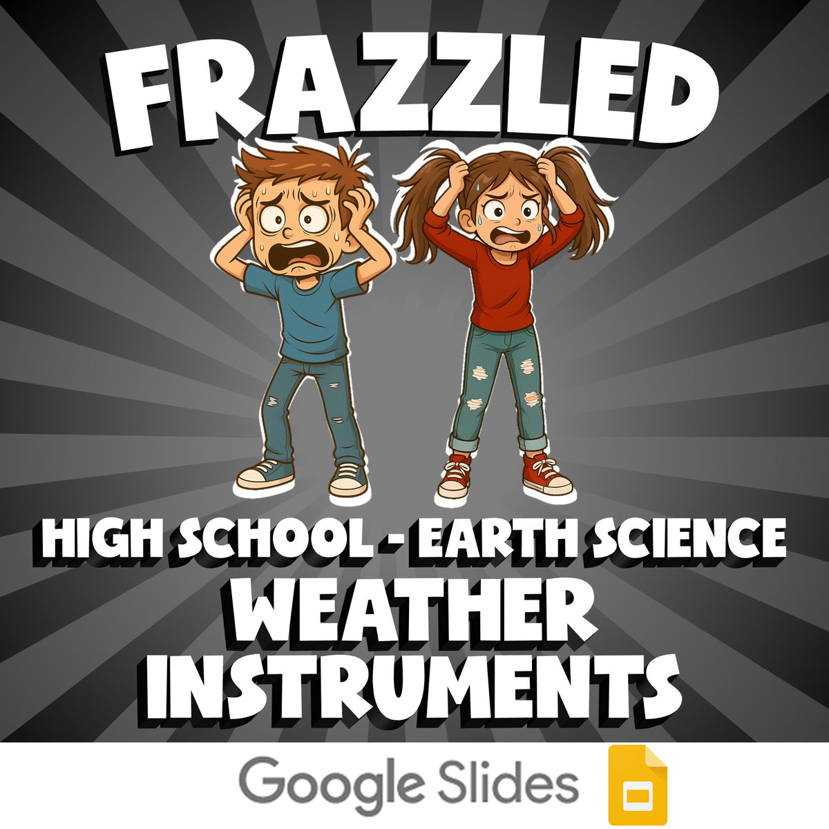 Weather Instruments FRAZZLED Game - No Prep Earth Science Review Activity