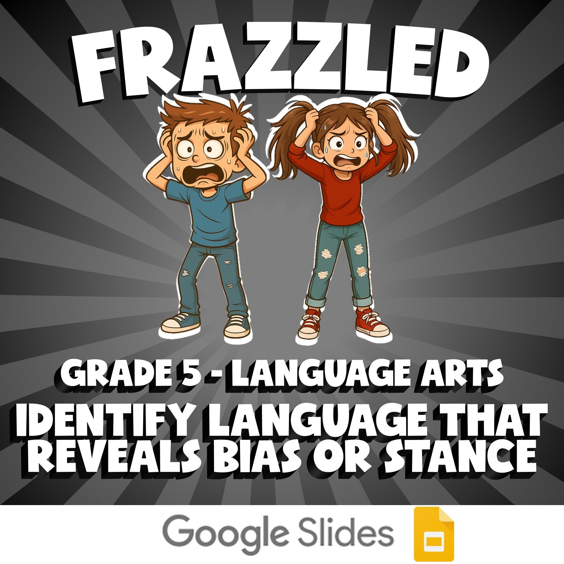 Identify Language That Reveals Bias or Stance FRAZZLED ELA Game - Grade 5