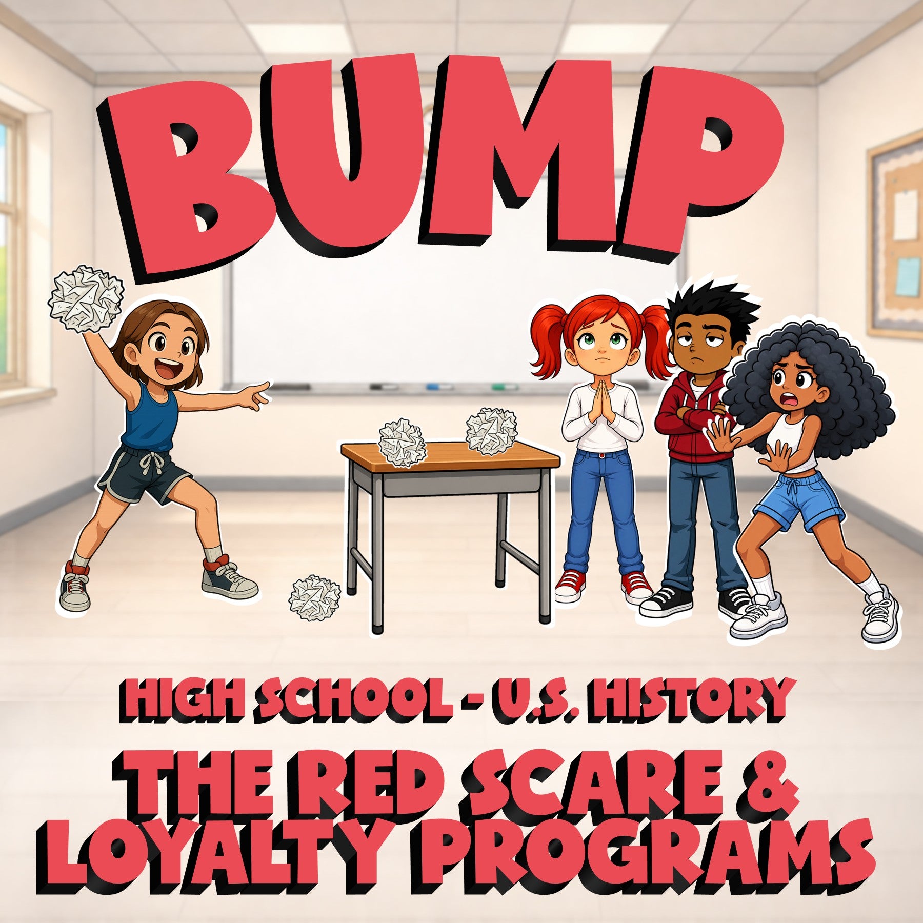 The Red Scare & Loyalty Programs BUMP U.S. History Game - No Prep Review