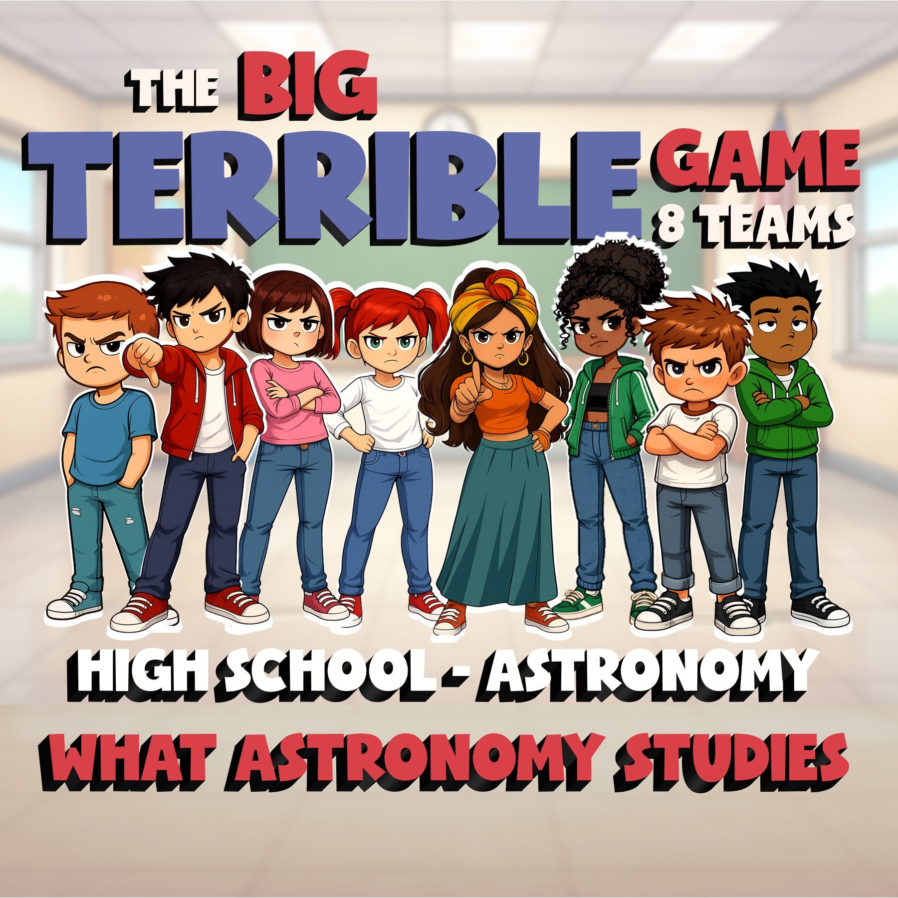 What Astronomy Studies BIG TERRIBLE GAME - No Prep Astronomy Science Review
