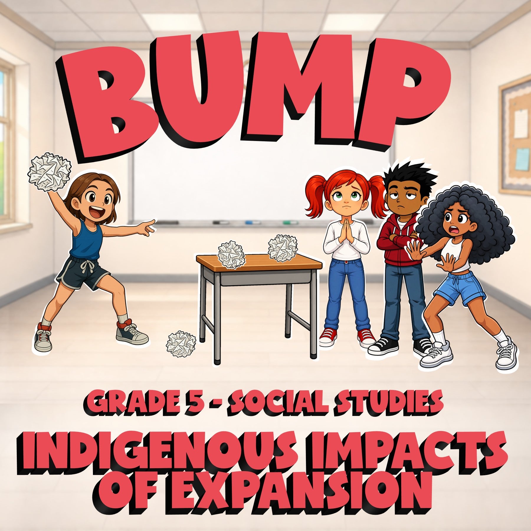 Indigenous Impacts of Expansion BUMP Socials Game - No Prep Grade 5 Review