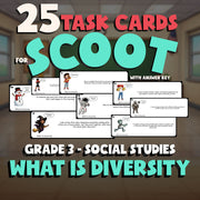 What Is Diversity SCOOT TASK CARDS Socials Game - No Prep Grade 3 Review