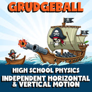Independent Horizontal & Vertical Motion GRUDGEBALL Science Game - Physics