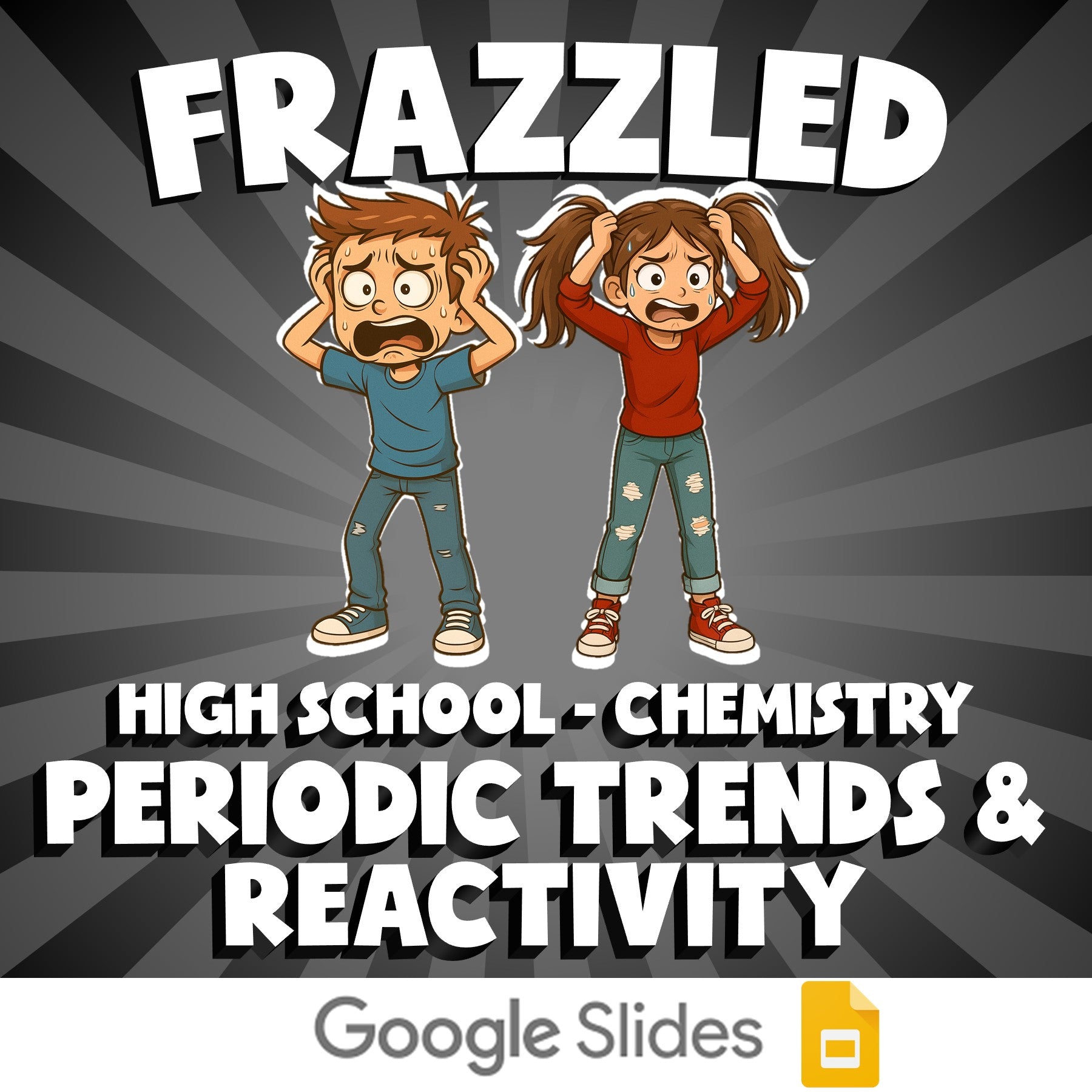 Periodic Trends & Reactivity FRAZZLED Science Game - No Prep Chemistry Review