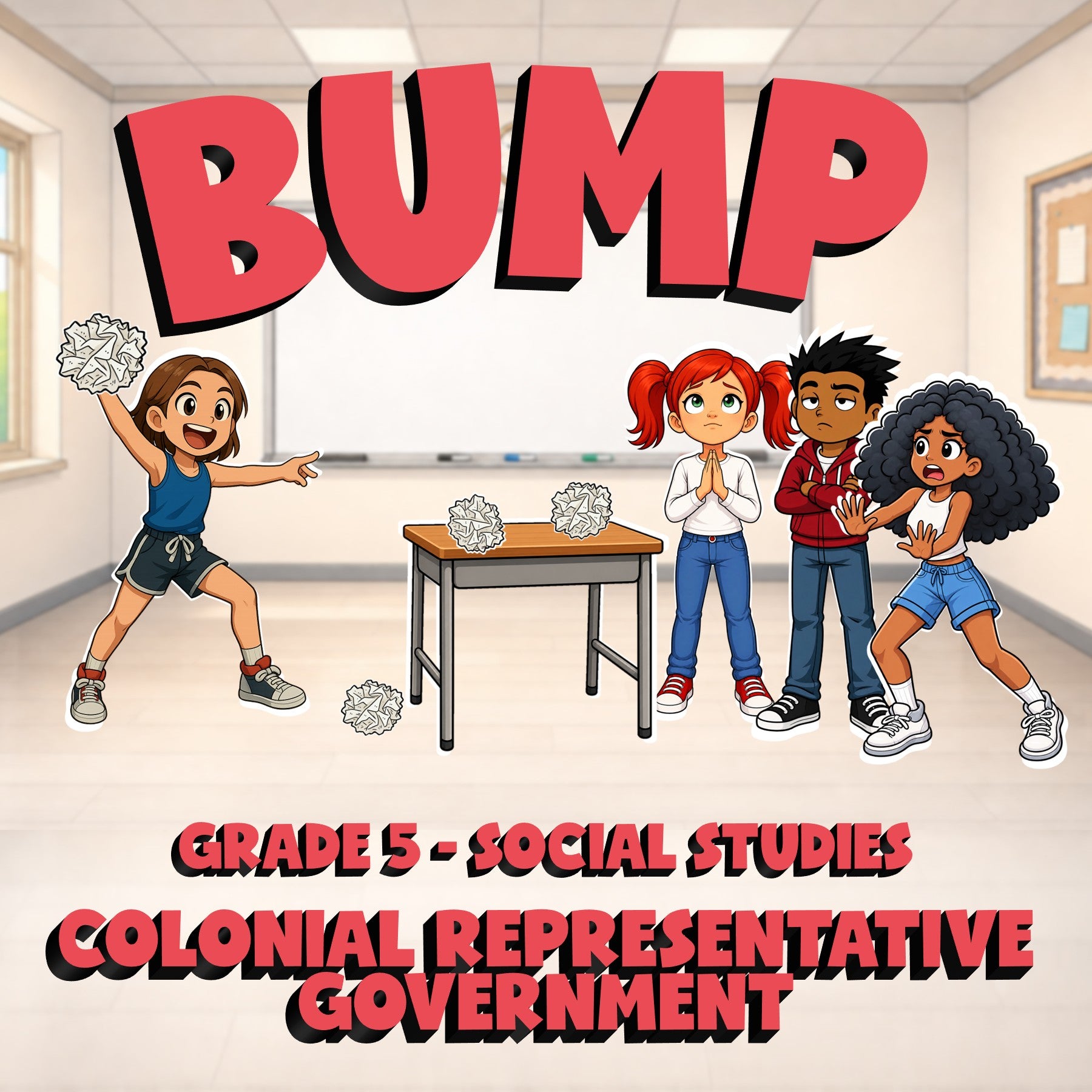 Colonial Representative Government BUMP Socials Game - No Prep Grade 5 Review