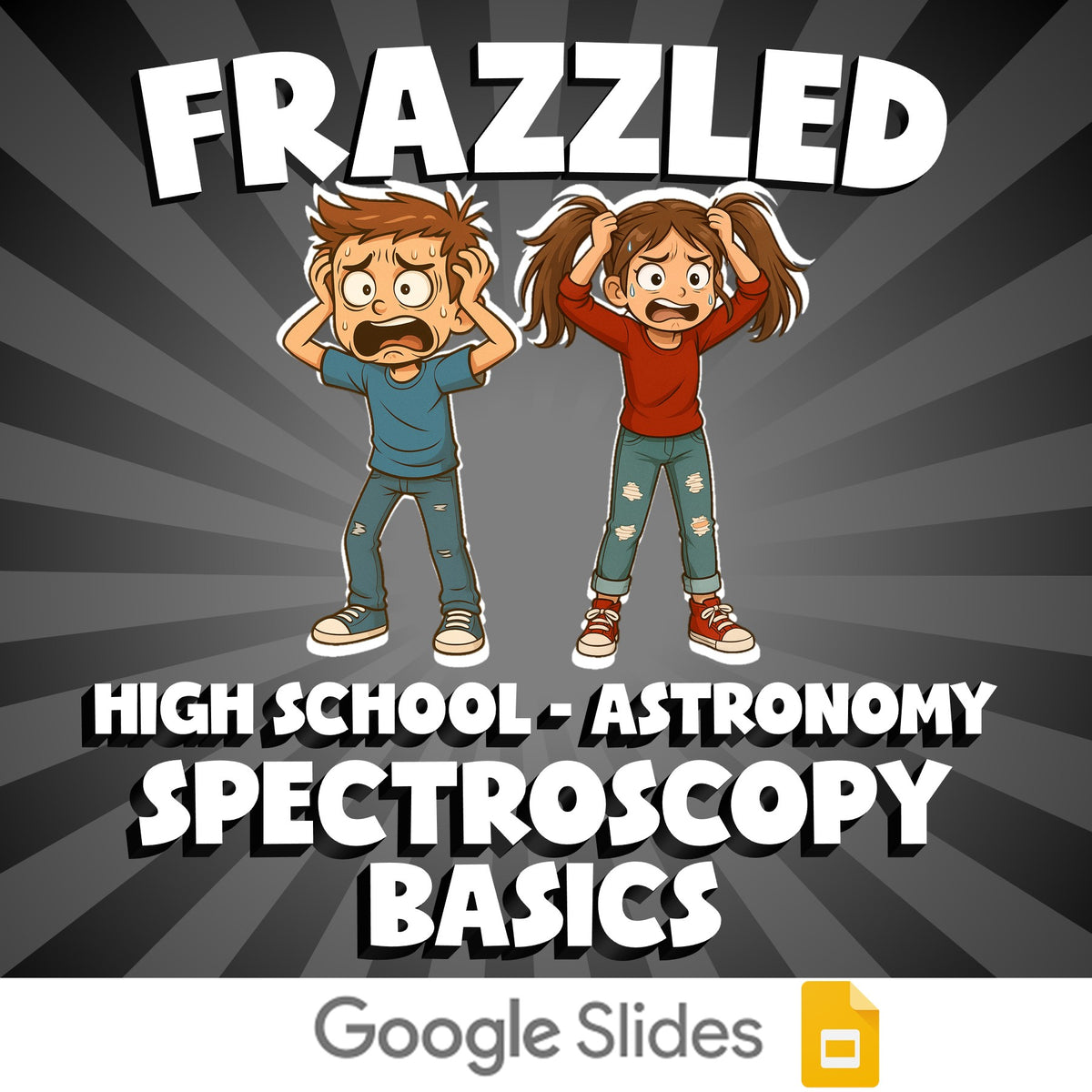 Spectroscopy Basics FRAZZLED Science Game - No Prep Astronomy Review Activity