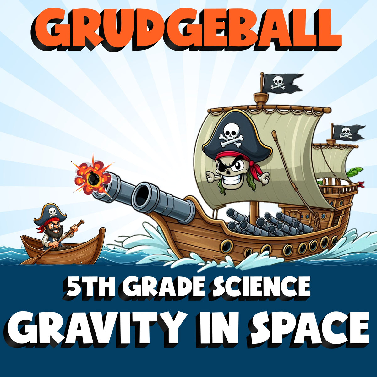 Gravity in Space GRUDGEBALL Science Game - No Prep Grade 5 Review Activity