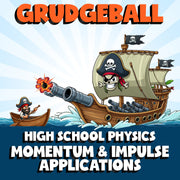 Momentum & Impulse Applications GRUDGEBALL Science Game - No Prep Physics Review