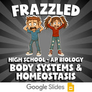 Body Systems & Homeostasis FRAZZLED Science Game - No Prep AP Biology Review