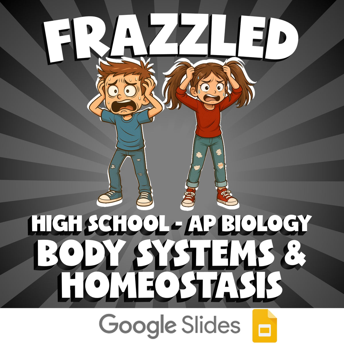 Body Systems & Homeostasis FRAZZLED Science Game - No Prep AP Biology Review