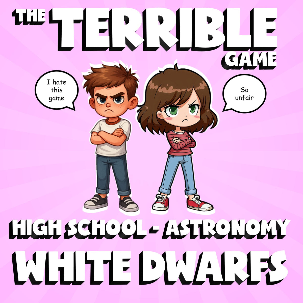 White Dwarfs THE TERRIBLE GAME - No Prep Astronomy Science Review Activity