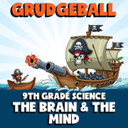 The Brain & The Mind GRUDGEBALL Science Game - No Prep Grade 9 Review Activity