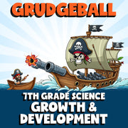 Growth & Development GRUDGEBALL Science Game - No Prep Grade 7 Review Activity