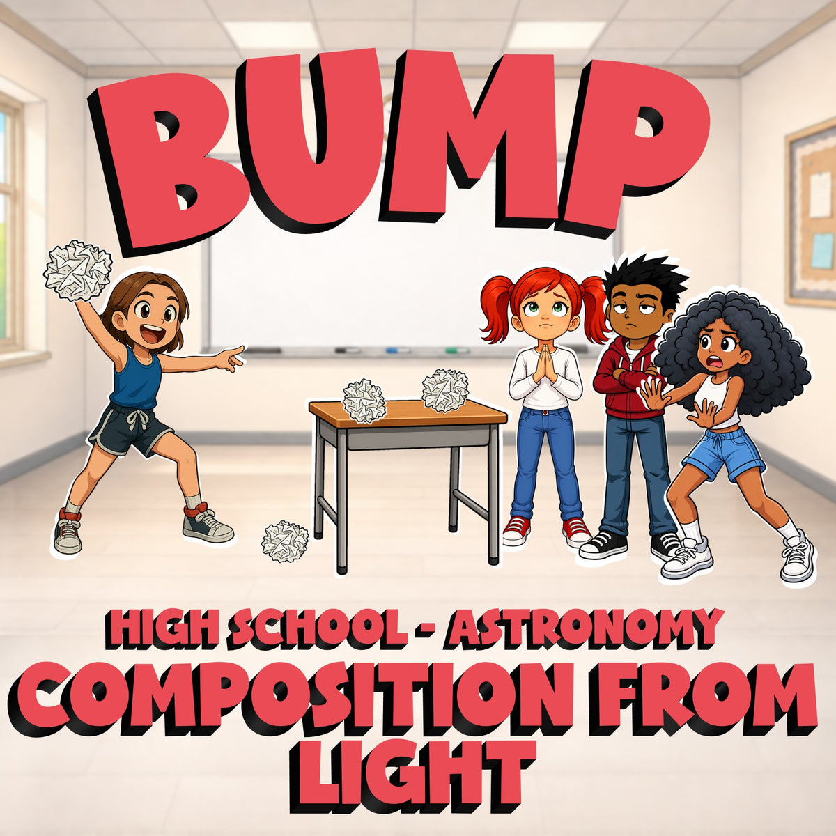 Composition from Light BUMP Science Game - No Prep Astronomy Review Activity