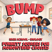 Punnett Squares for Monohybrid Crosses BUMP Science Game - No Prep Biology