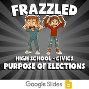 Purpose of Elections FRAZZLED Civics Game - No Prep Review Activity