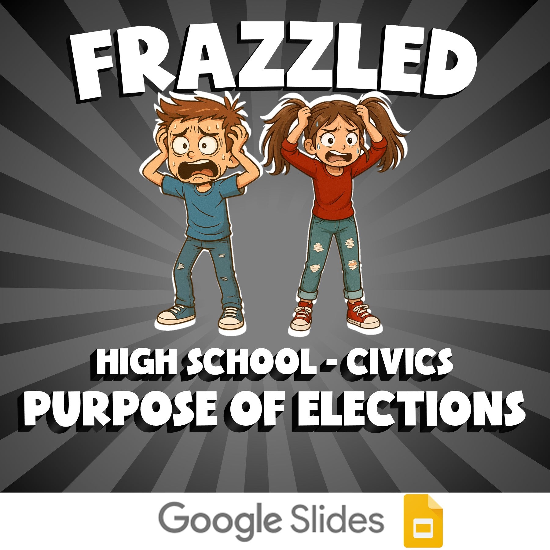 Purpose of Elections FRAZZLED Civics Game - No Prep Review Activity