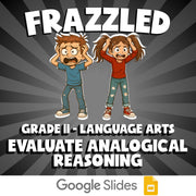Evaluate Analogical Reasoning FRAZZLED ELA Game - No Prep Grade 11 Review