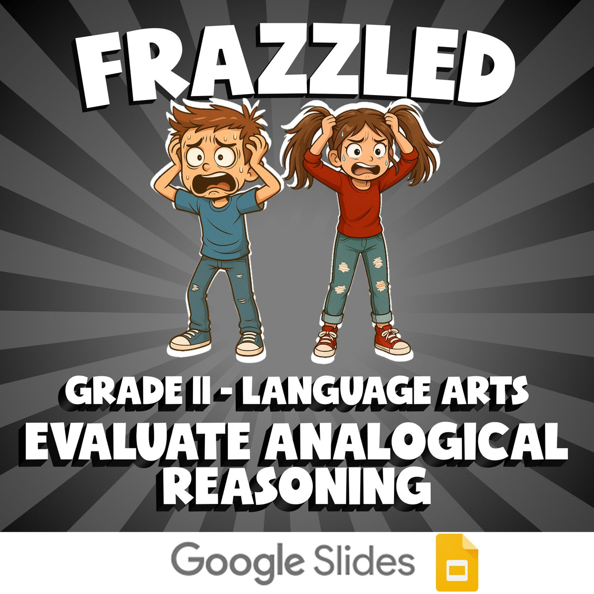 Evaluate Analogical Reasoning FRAZZLED ELA Game - No Prep Grade 11 Review