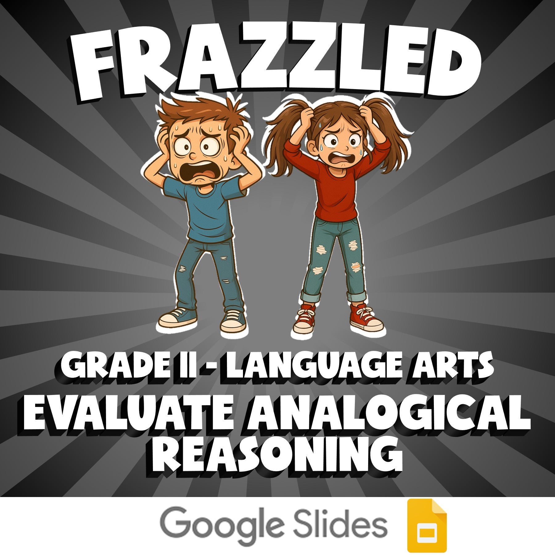 Evaluate Analogical Reasoning FRAZZLED ELA Game - No Prep Grade 11 Review